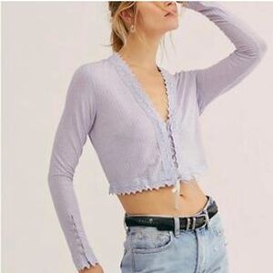 Lavender top from Free People